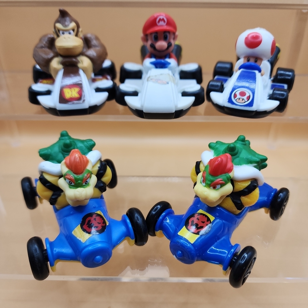 2024 Super Mario Kart McDonald's Mario Bowser Toad Donley Kong Nintendo